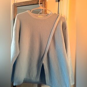 Pinch Light Blue Ribbed Crew Neck Sweater